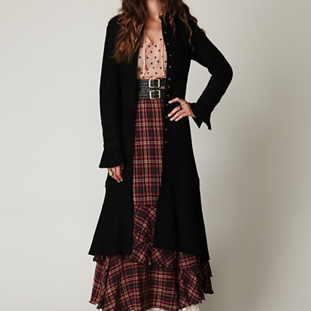 Free People Heritage Wool Victorian Coat